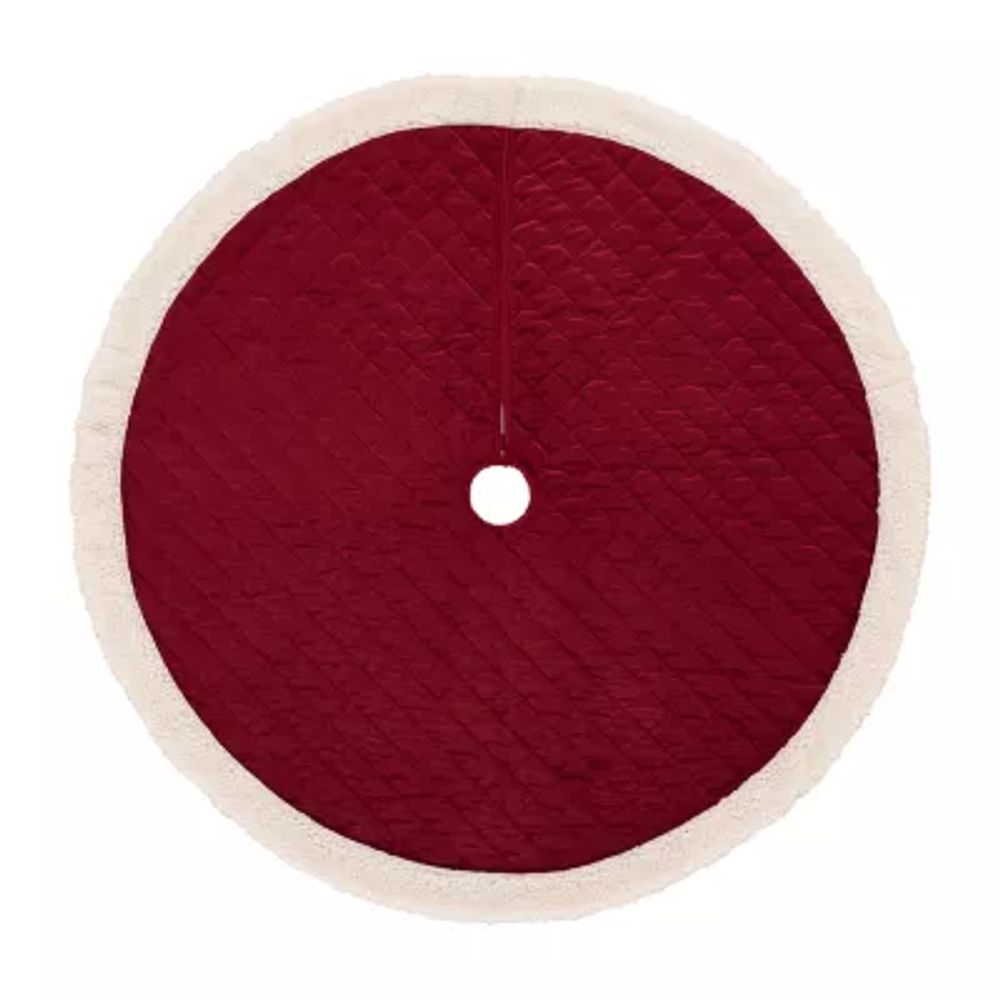 Queen Street Cozy Sherpa Quilted Indoor Tree Skirt