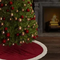 Queen Street Cozy Sherpa Quilted Indoor Tree Skirt