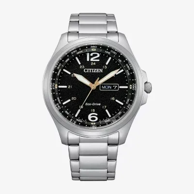 Citizen Unisex Adult Silver Tone Stainless Steel Bracelet Watch Aw0110-58e