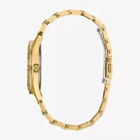 Citizen Womens Crystal Accent Gold Tone Stainless Steel Bracelet Watch Em1022-51d