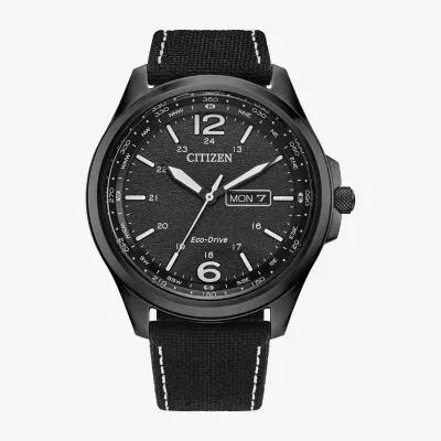 Citizen Unisex Adult Black Strap Watch Aw0115-03e