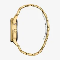 Citizen Calendrier Womens Gold Tone Stainless Steel Bracelet Watch Fd0002-57d