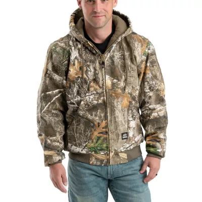 Berne Heritage Big and Tall Mens Hooded Heavyweight Work Jacket