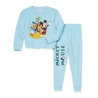 Disney Collection Little & Big Boys 2-pc. Mickey and Friends Mickey Mouse Pant Set