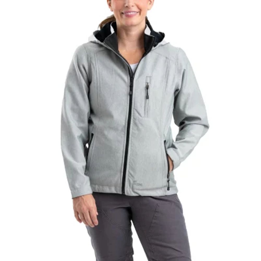 Berne Eiger Hooded Softshell Womens Midweight Work Jacket