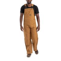 Berne Slab Unlined Duck Bib Mens Workwear Overalls