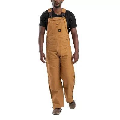 Berne Slab Unlined Duck Bib Mens Big and Tall Workwear Overall