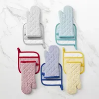 Cooks Stripe Oven Mitt