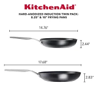 KitchenAid Hard Anodized 2-pc. Non-Stick Skillet Set