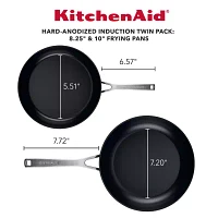 KitchenAid Hard Anodized 2-pc. Non-Stick Skillet Set