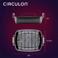 Circulon 17X13" Roaster with Rack