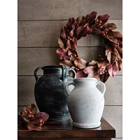 Linden Street "13"" Black Terracotta" Vase
