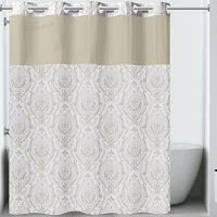 Hookless French Damask Shower Curtain