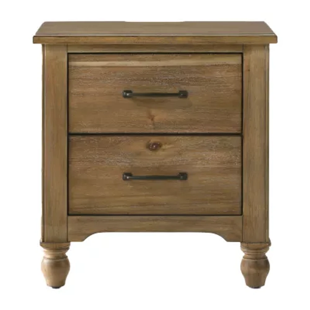 Highland 2-Drawer Nightstand