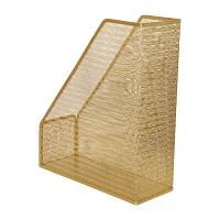 Martha Stewart Gold Mesh Single File Holder