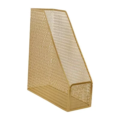 Martha Stewart Gold Mesh Single File Holder