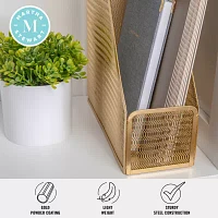 Martha Stewart Gold Mesh Single File Holder