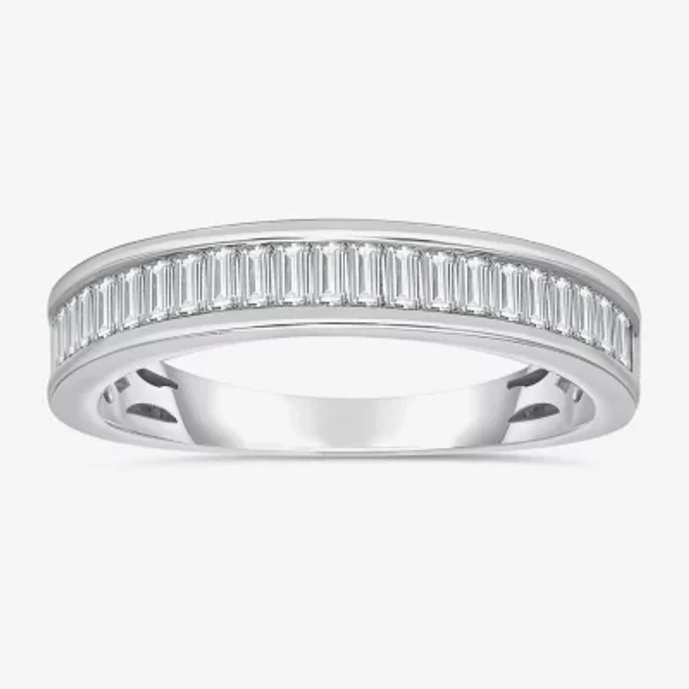 (I / I1) 1/2 CT. T.W. Lab Grown White Diamond 10K Gold Wedding Band