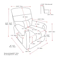 Dallas Pad-Arm Lift Recliner