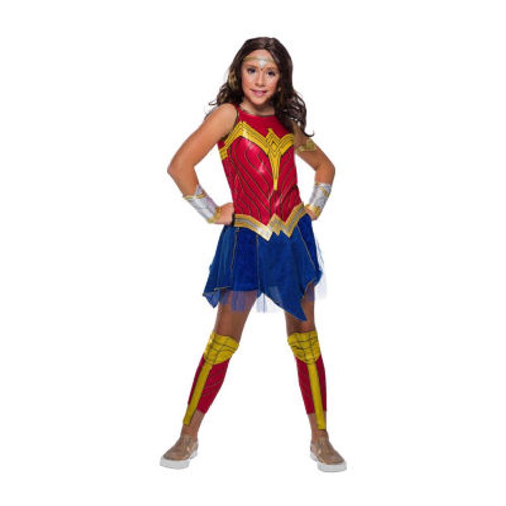 RUBIES Wonder Woman Deluxe 8-Pc. Little & Big Girls Costume | Plaza Las  Americas