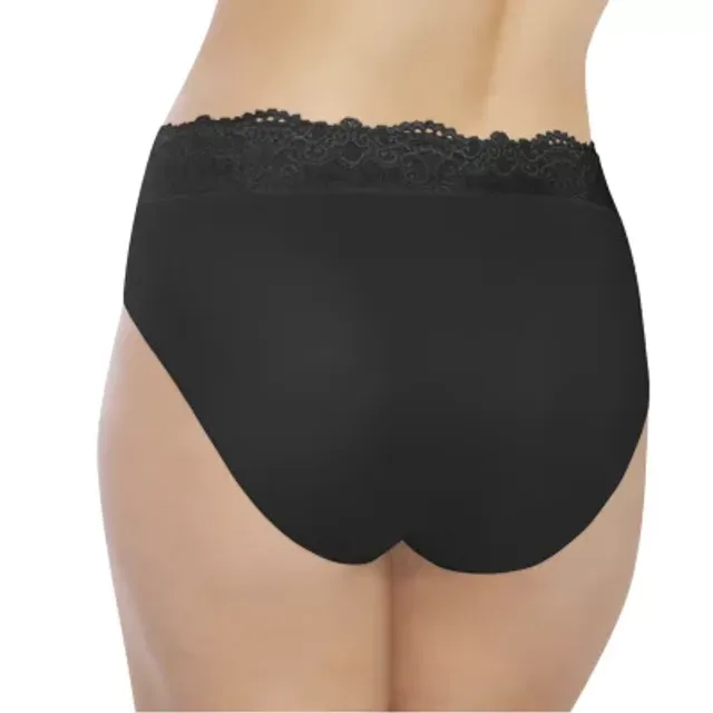 Women's Bali DFMMHL One Smooth U Modern Microfiber High Leg Panty