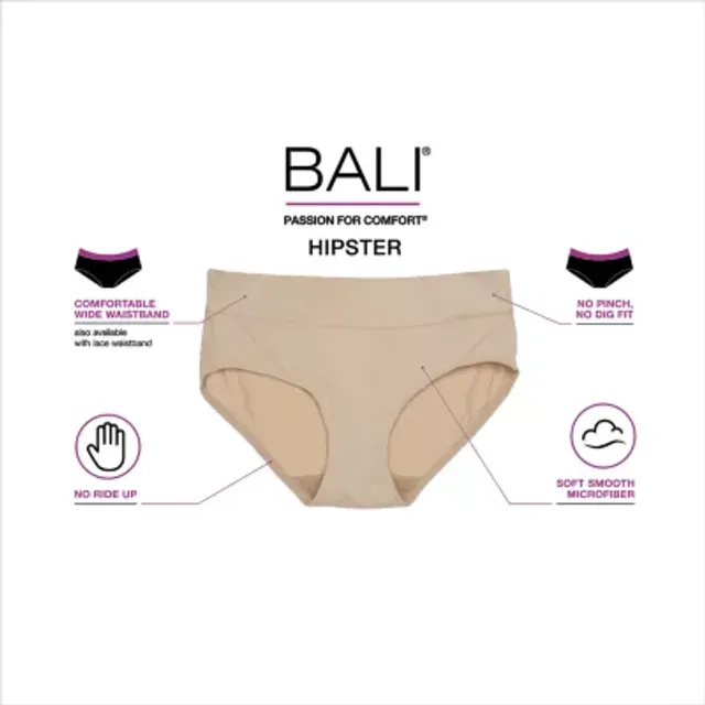 Bali Passion For Comfort Hipster Panty Dfpc63, Color: Soft Taupe Lace -  JCPenney