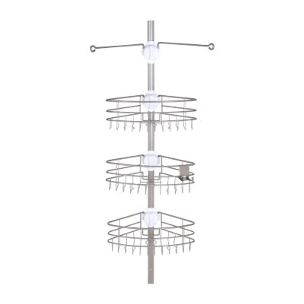 Kenney Rust Proof 3-Tier Shower Caddy with Suction Cups, Color