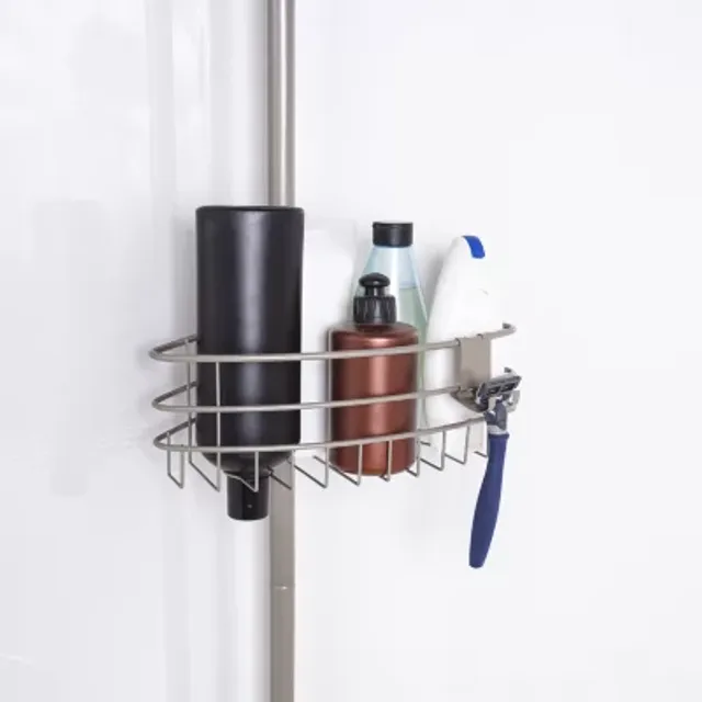 Kenney Rust Proof 3-Tier Shower Caddy with Suction Cups, Color: Matte  Aluminum - JCPenney