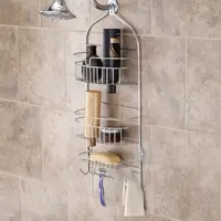 Kenney Rust Proof 3-Tier Shower Caddy with Suction Cups