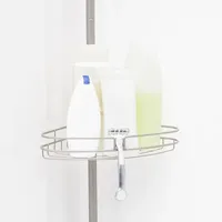 Kenney 4-Tier Spring Tension Corner Pole Shower Caddy