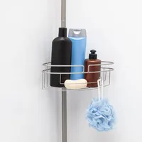 Kenney 4-Tier Spring Tension Corner Pole Shower Caddy