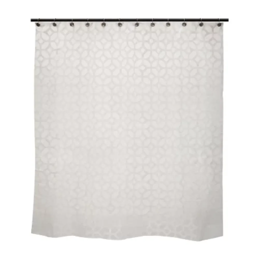 Kenney Geometric Shower Curtain Liner