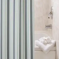 Kenney Striped Shower Curtain Liner