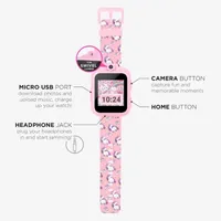 Playzoom Unisex Pink Smart Watch With Earbuds 900228m-42-Pnp