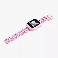 Playzoom Unisex Pink Smart Watch With Earbuds 900228m-42-Pnp