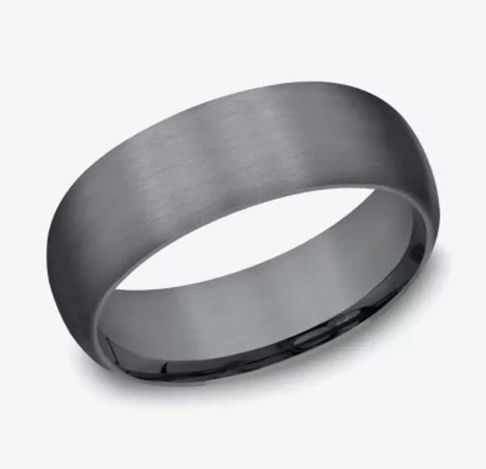 Mens 8MM Tantalum Wedding Band
