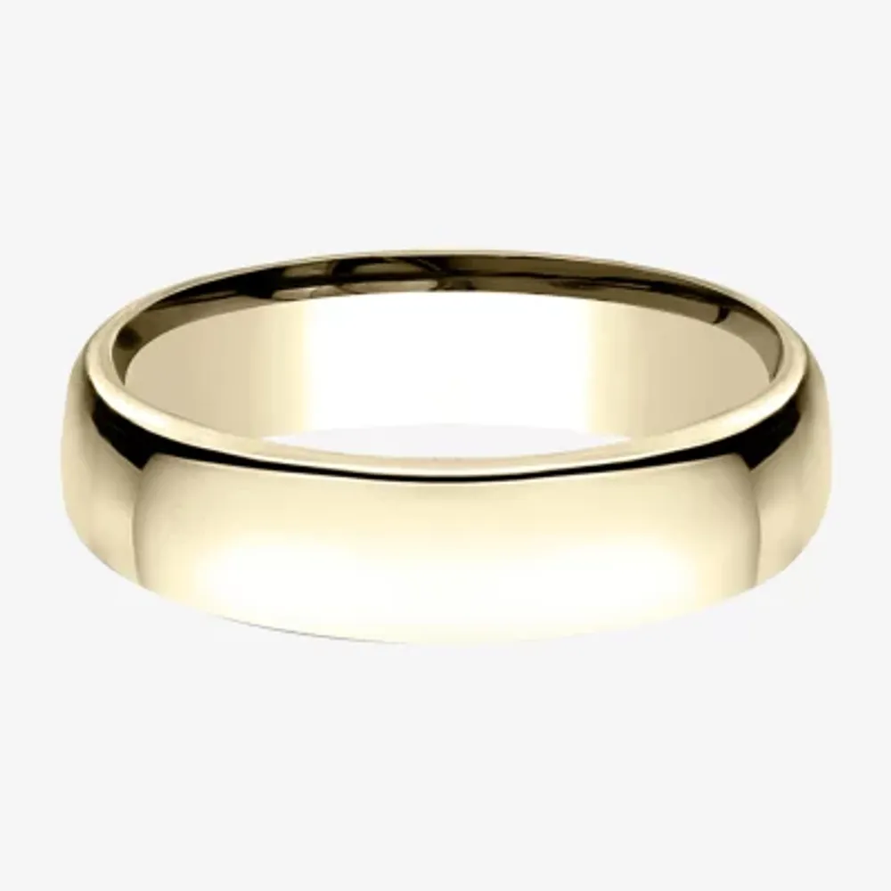 5.5MM 10K Gold Wedding Band