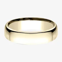 5.5MM 10K Gold Wedding Band