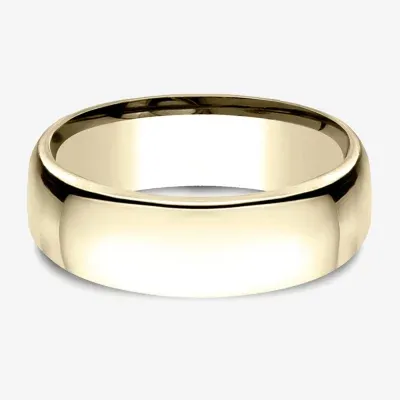 7.5MM 10K Gold Wedding Band