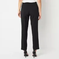 Black Label by Evan-Picone Womens Classic Fit Straight Suit Pants