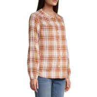 St. John's Bay Womens Long Sleeve Regular Fit Button-Down Shirt