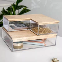 Martha Stewart 3 Pack Bins With MDF Lids