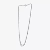 8 CT.T.W. (H-I / I1) Womens Lab Grown White Diamond 10K or 14K Yellow Gold Tennis Necklace