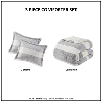 Madison Park Hollis Sherpa Midweight Comforter Set