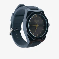 American Exchange Mens Black Strap Watch 9801b-42-G02