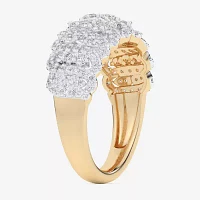 G-H / Si1-Si2) 3/4 CT. T.W. Lab Grown White Diamond 10K Gold Band