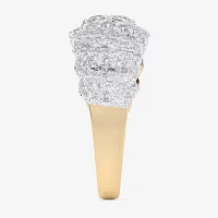G-H / Si1-Si2) 3/4 CT. T.W. Lab Grown White Diamond 10K Gold Band