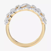 G-H / Si1-Si2) 3/4 CT. T.W. Lab Grown White Diamond 10K Gold Band