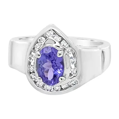 LIMITED QUANTITIES! Le Vian Grand Sample Sale™ Ring featuring Blueberry Tanzanite® set in 18K Vanilla Gold