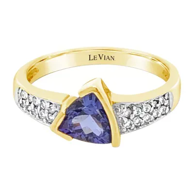 Le Vian® Grand Sample Sale™ Ring featuring Blueberry Tanzanite® set in 14K Honey Gold™